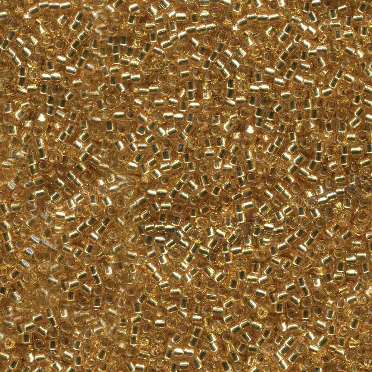 Miyuki Delica 11/0 silver lined gold (DB042)