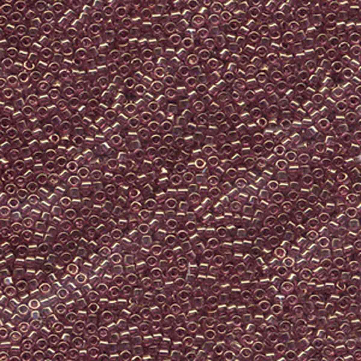 Miyuki Delica 11/0 delica gold Luster amethyst (DB108)