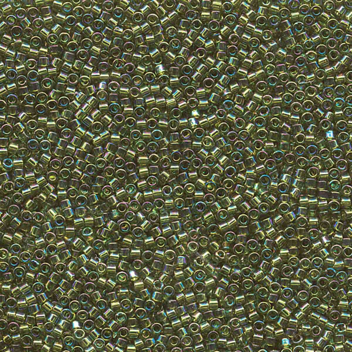 Miyuki Delica 11/0 transparent Olive AB (DB1247)