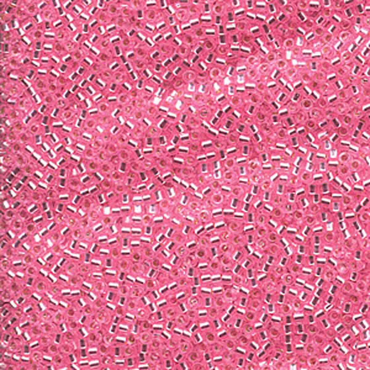 Miyuki Delica 11/0 silver lined light pink dyed (DB1335)