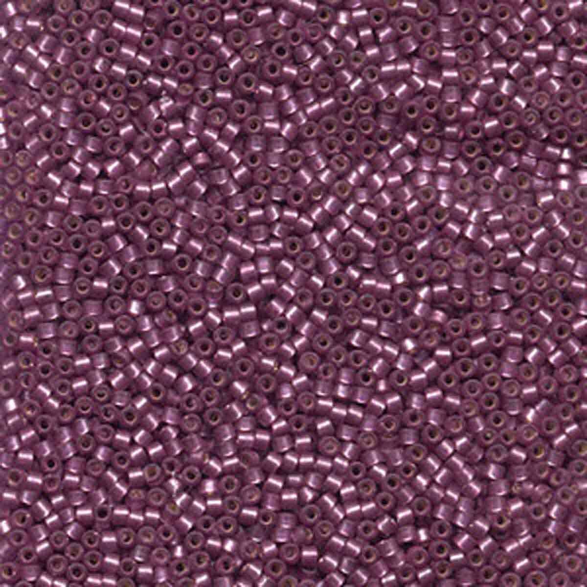 Miyuki Delica 11/0 delica semi matte silver lined violet (DB695)
