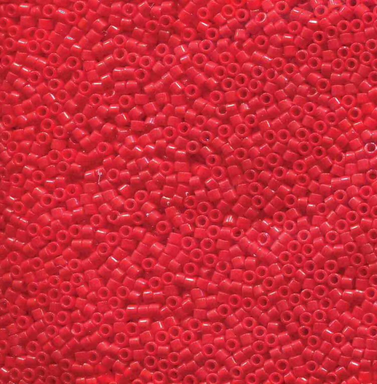 Miyuki Delica 11/0 delica opaque dark cranberry (DB723)
