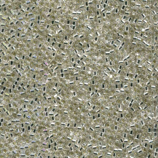 Miyuki Delica 11/0 silver lined Crystal (DB041)