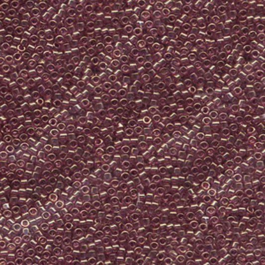 Miyuki Delica 11/0 delica gold Luster amethyst (DB108)