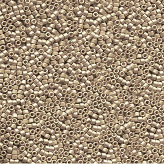Miyuki Delica 11/0 galvanized semi frosted pewter (DB1159)