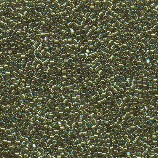 Miyuki Delica 11/0 transparent Olive AB (DB1247)