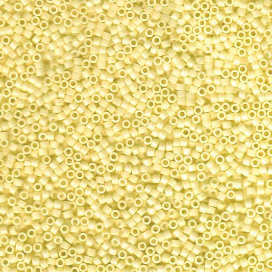 Miyuki Delica 11/0 opaque pale yellow (DB1491)