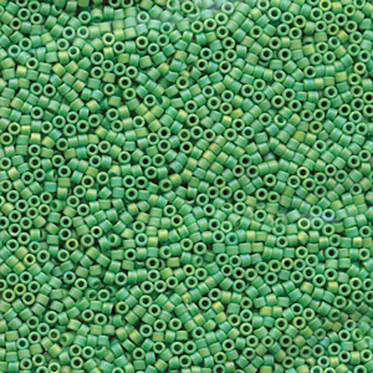 Miyuki Delica 11/0 matte opaque avocado AB (DB1594)