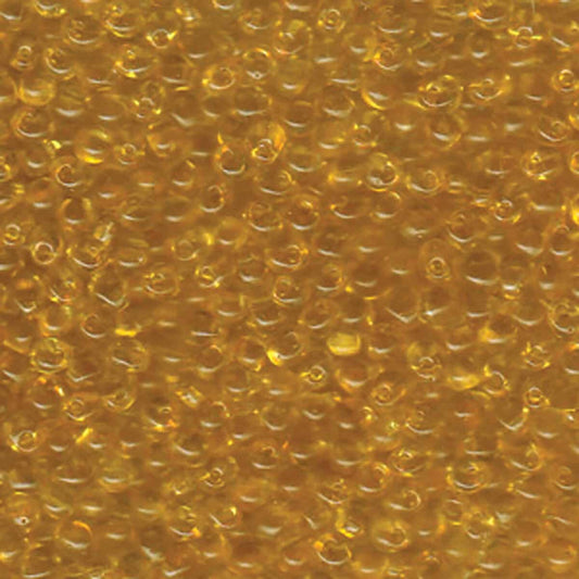 3.4mm Drop Bead – Transparent Light Topaz (DP-9132)