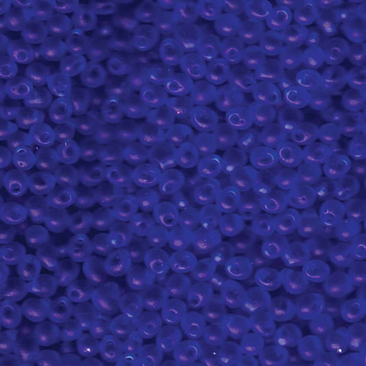 3.4mm Drop Bead – Matte Transparent Sapphire (DP - 9150F)