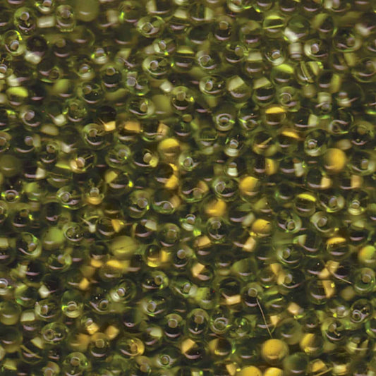 3.4mm Drop Bead – Apricot Lined Chartreuse (DP-9F27)