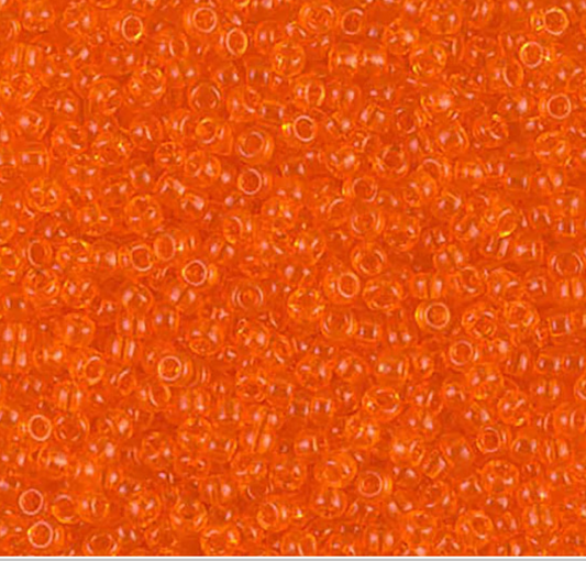 3.4mm Drop Bead – Transparent Orange (DP-9138)